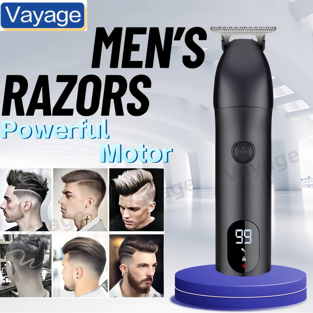 Rechargeable Men's Hair Clipper Pro Electric Barber Razor Trimmer with ...