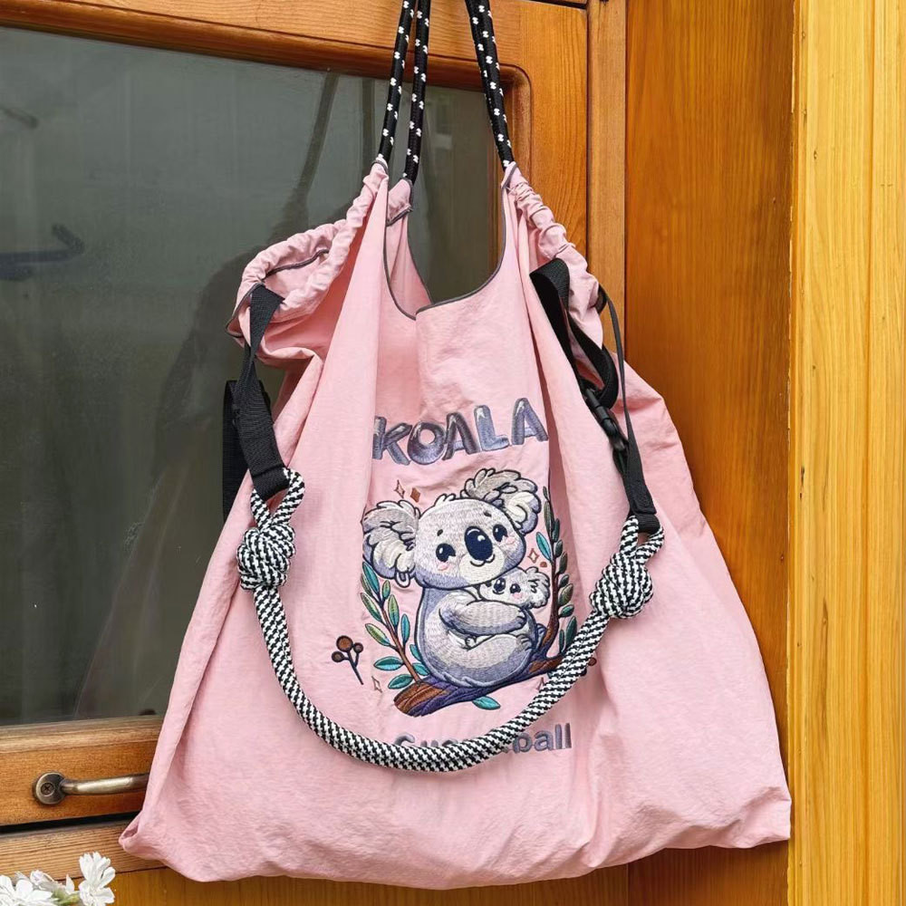 Dance Bag Love Bag Borsone Japanese Ball Chain Embroidered