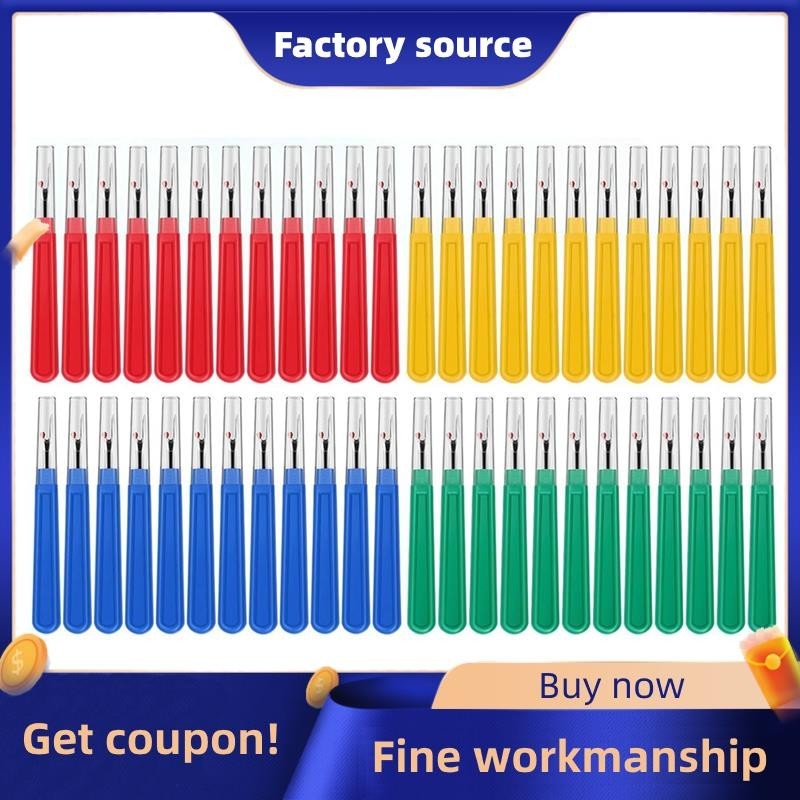 48 Piece Sewing Seam Rippers Set Handy Colorful Thread Cutter Ripper As ...