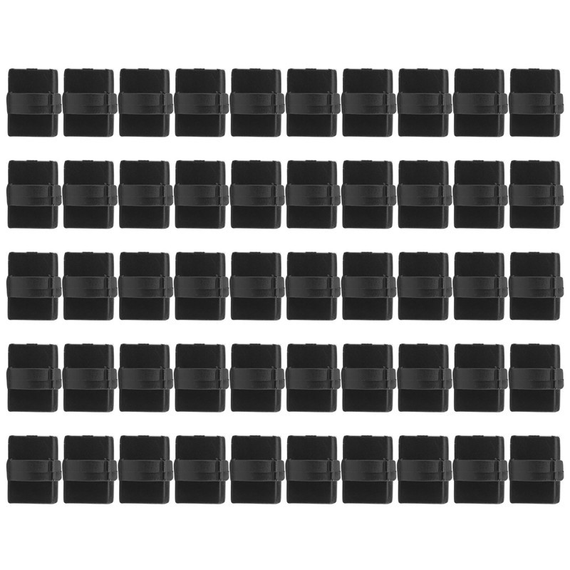 M★-50 pcs. Self Adhesive Cable Clamp Plastic Rectangular Cable Clips ...