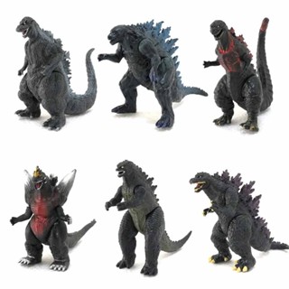 6pcs Godzilla: King of Monsters Figure King Kong Gold King Ghidorah ...