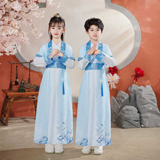 · Children's Hanfu Boys Chinese School Uniforms Girls Chinese Style ...