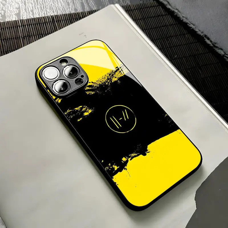 BK-1 Twenty One Pilots Glass Case for iPhone 21 1715 13 12 14 11 Pro Max  Mini X Xr Xs 8 7 Plus | Shopee Philippines