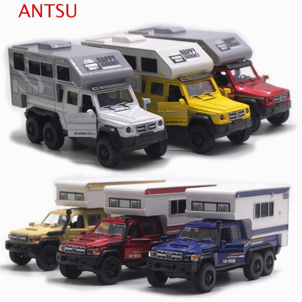 ANTSU RV Car Model, Diecast Open Doors Pullback Car Toy, Classic Camper ...