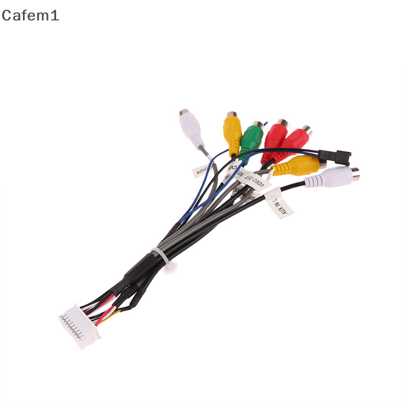 Cfph Car Stereo Radio Cable 20 Pin Plug RCA Output AUX Wire Harness ...