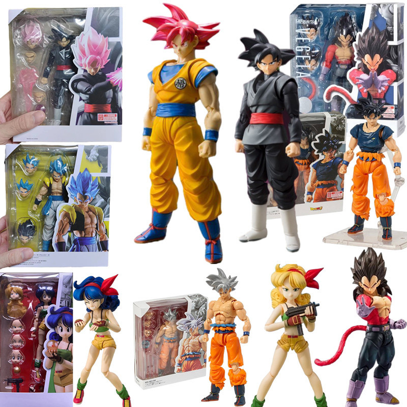 SHF Dragon Ball Son Goku Action Figure Toy Gohan Bejīta Yonsei Launch ...