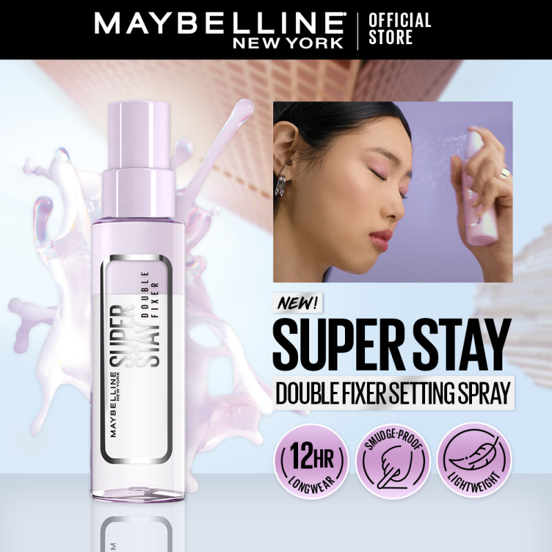 Maybelline Super Stay Double Fixer Setting Spray (55ml) - Lumi Matte 