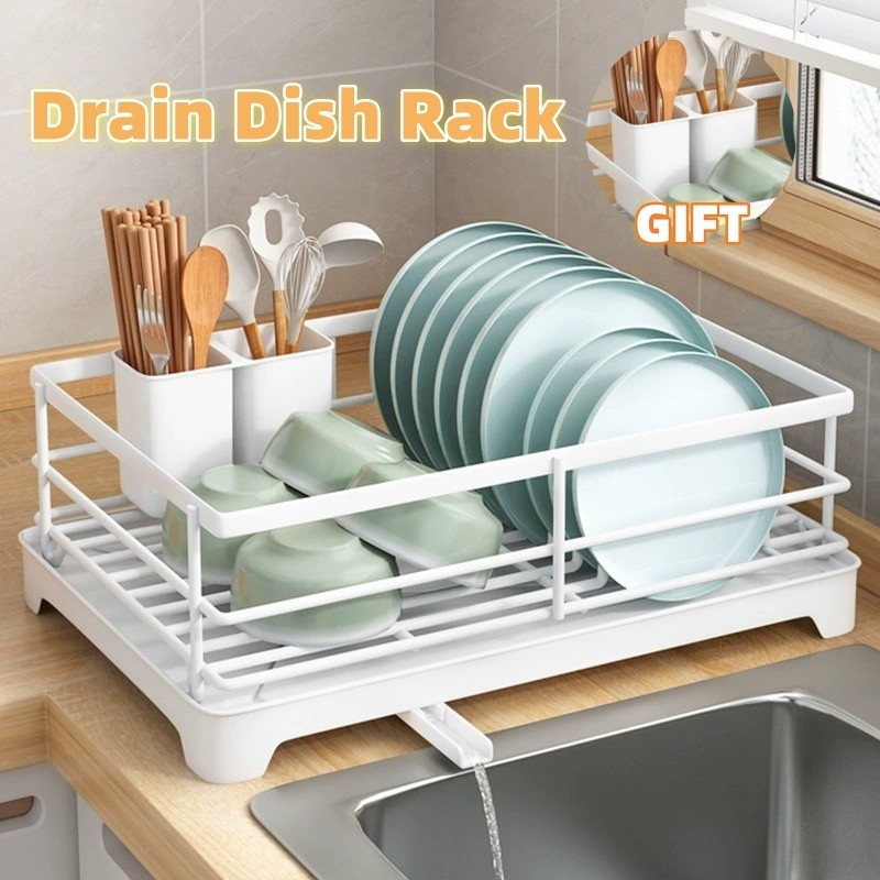 Kitchen Drainer Dish Rack Bowl And Chopstick Storage Drain Rack ...