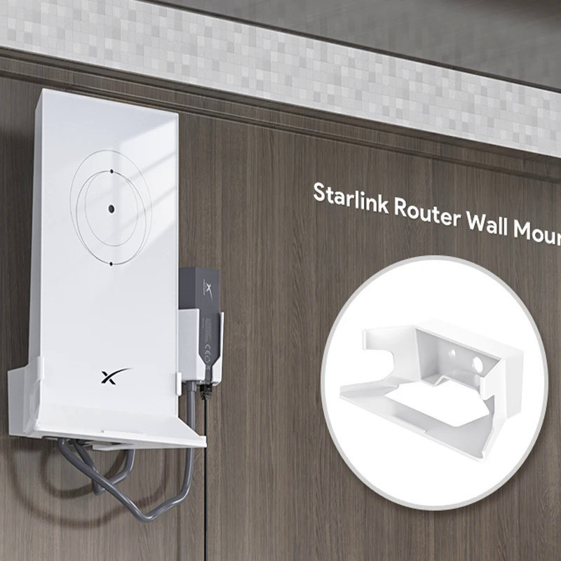 SINKAA Starlink Wall Mount, Star Link Internet Kit Satellite Brackets ABS Wall Mount Router Holder Protection For StarLink Mesh Router V2 Mesh Router For Sale | Las Vegas, NV | Nellis Auction