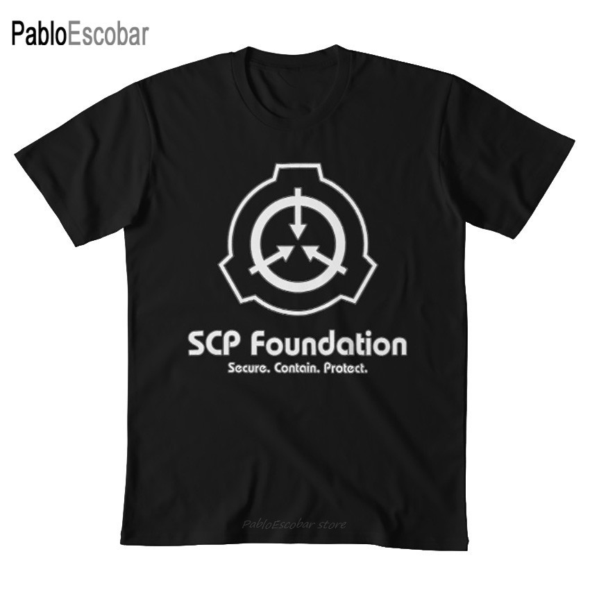 SCP Foundation (in White) T shirt scp scp foundation containment breach ...