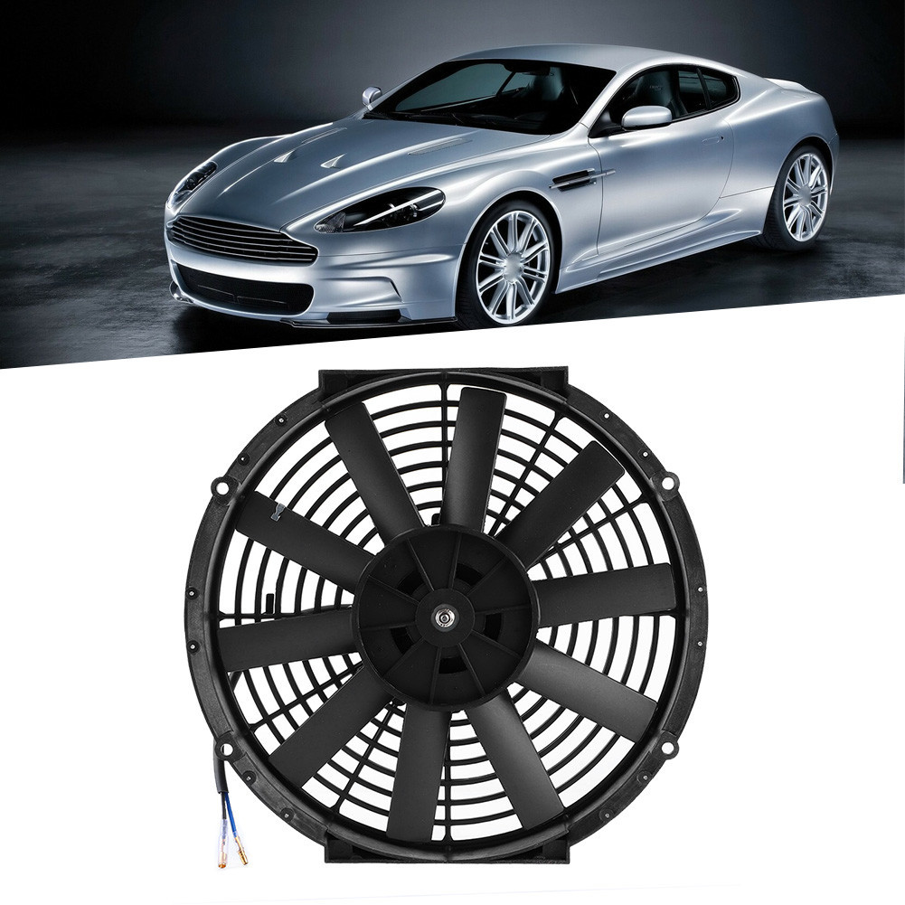 Cloudshop Car Cooling Fan High Rotating Speed Radiator Push Pull 12V ...