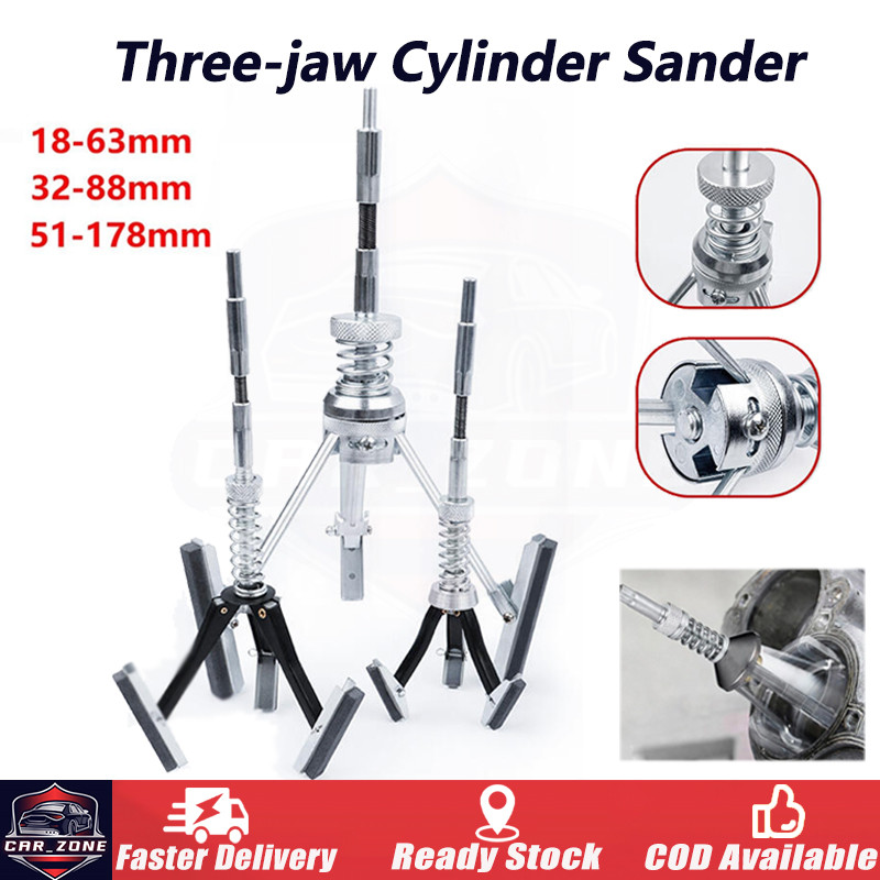 OPENMALL Steel Three-jaw Cylinder Sander Inner Diameter Grinder Car ...