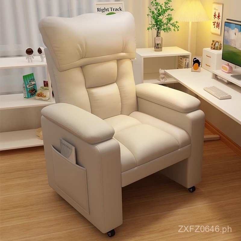 Reclining Backrest Single Chair, Convertible to Bed, Computer Lazy Dual ...
