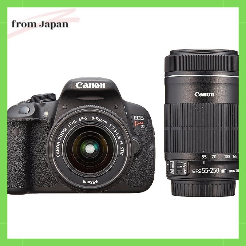 万能モデル☘️Canon Kiss X7i＋18-55＆75-300mm自撮りOK Canon kiss X7i 望遠ダブルレンズセット キヤノン EOS Kiss X7 ダブル