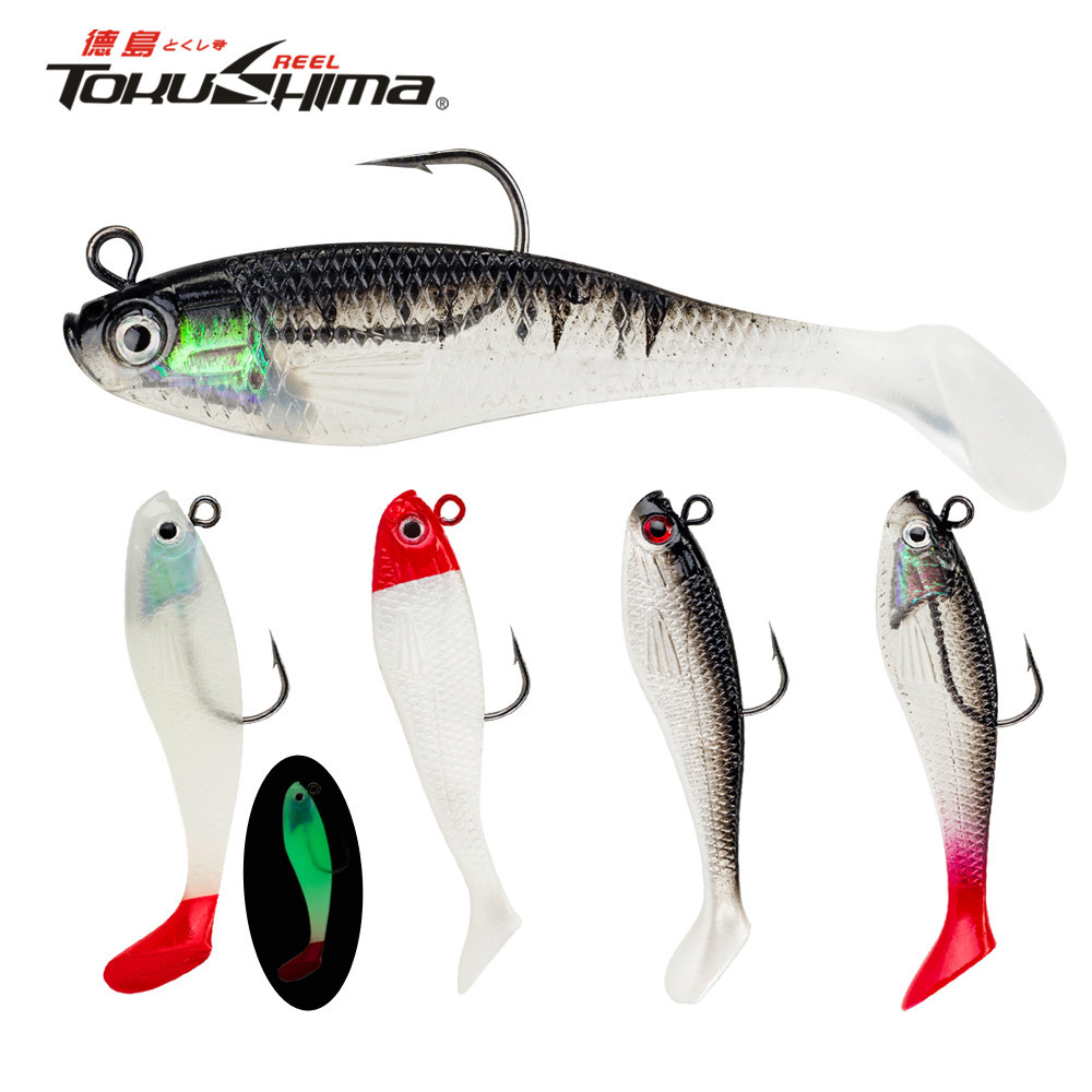 Schwimmköder Set 10er Für Barschangeln - 3D Swimbait Mit Jig Heads