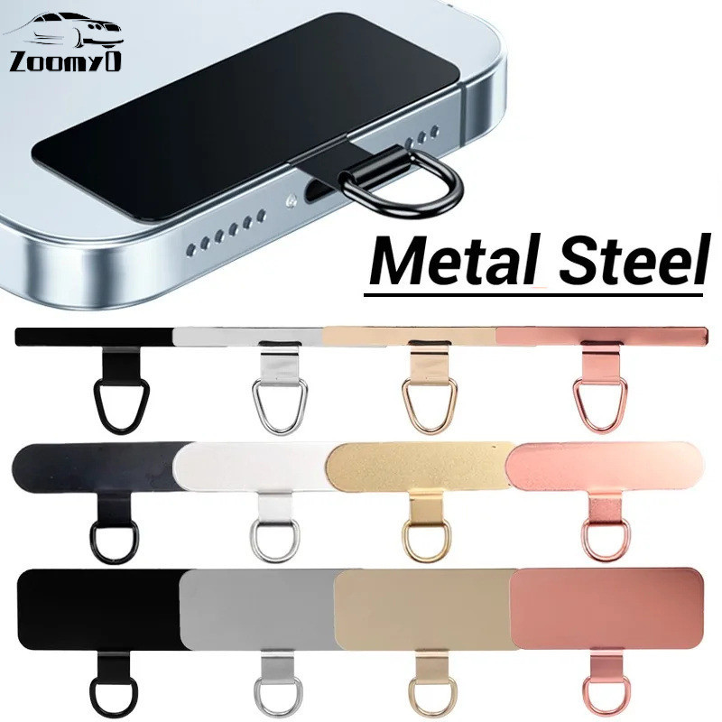 Ultra-thin Stainless Mobile Phone Lanyard Patch - Detachable Anti-lost ...