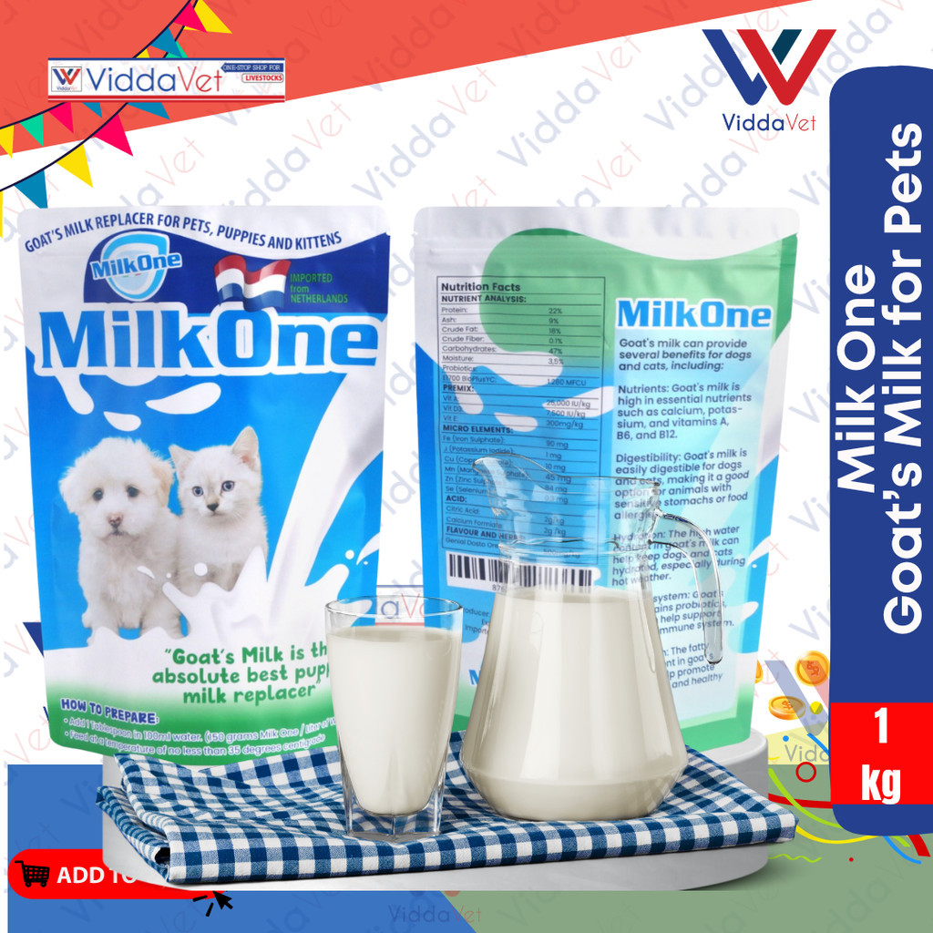 Milk One 1 Kg Milk One Goat Milk Milk For Pets Milk Replacer Milk For ...