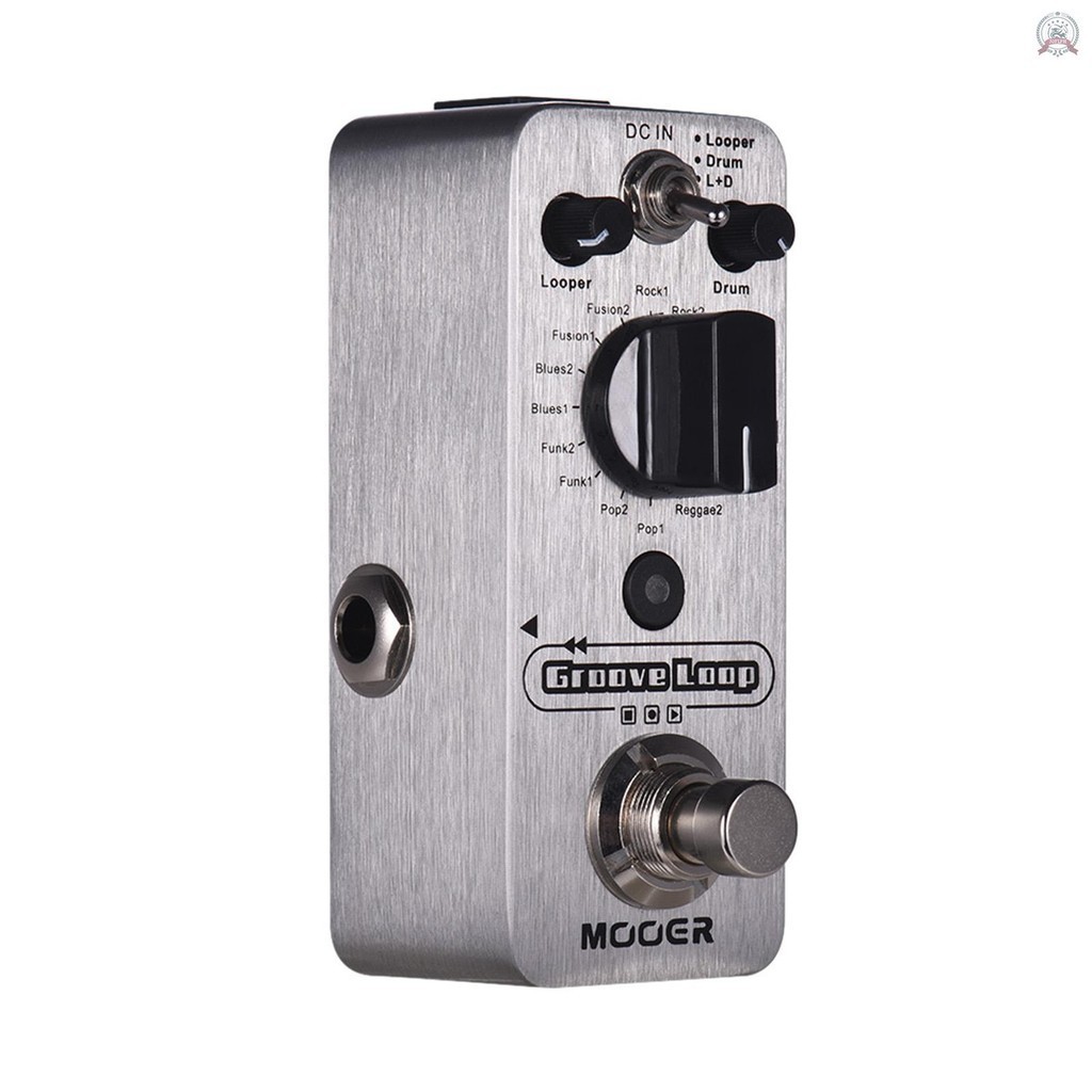 [JOY] MOOER Groove Loop Drum Machine & Looper Pedal 3 Modes Max. 20min