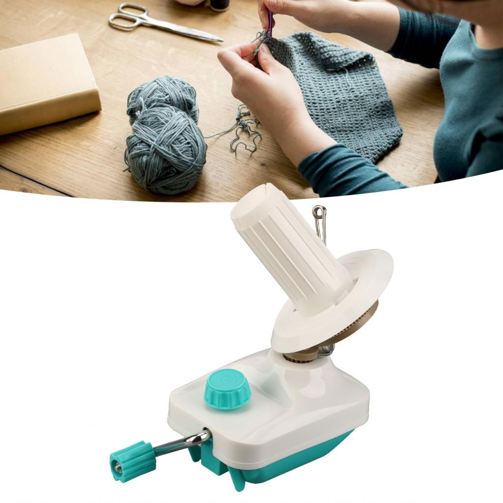 Floorr Yarn Ball Wool Winder Hand-Operated String Fiber Thread Holder ...