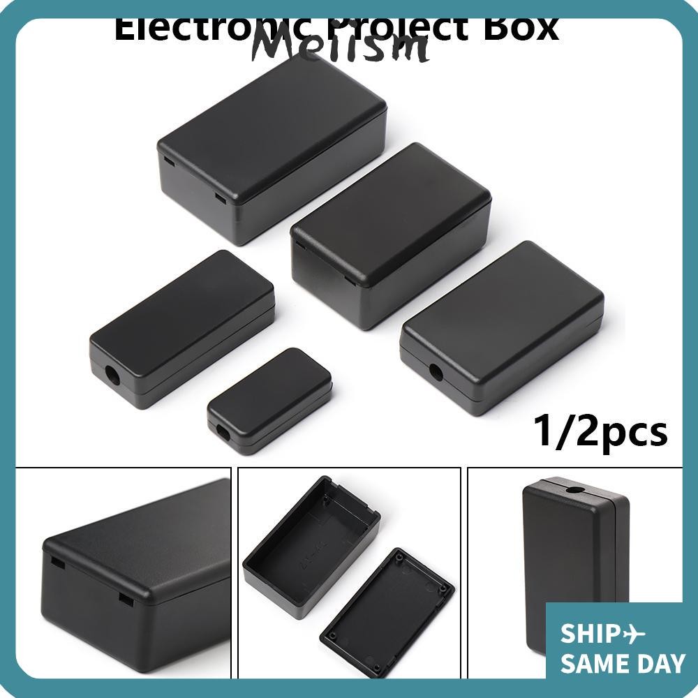 MEIISM 1/2pcs Electronic Project Box 5 sizes ABS Plastic DIY Enclosure ...