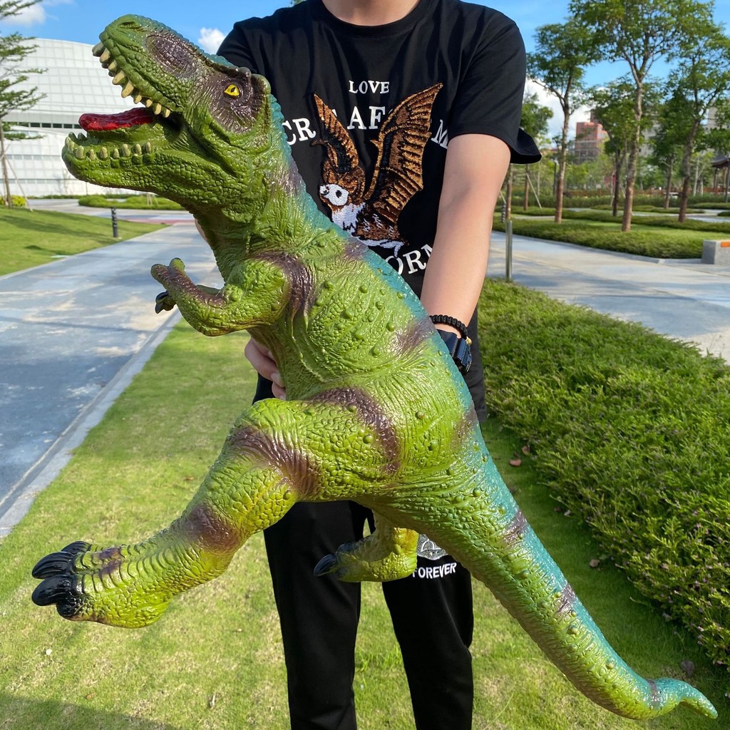 Large Soft Rubber Dinosaur Toy Simulation Plastic Vinyl Animal Model ...