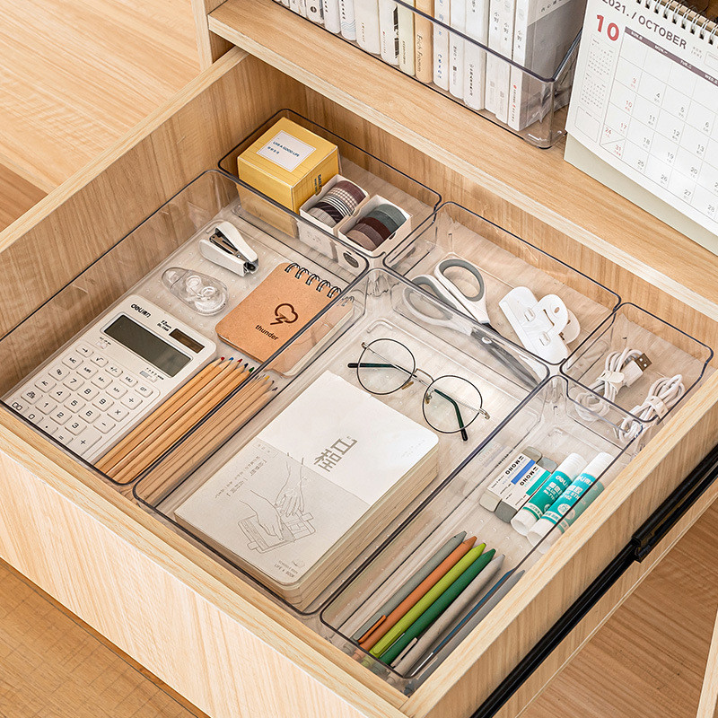Desktop drawer storage box Stationery DeskTray Stationery Storage ...
