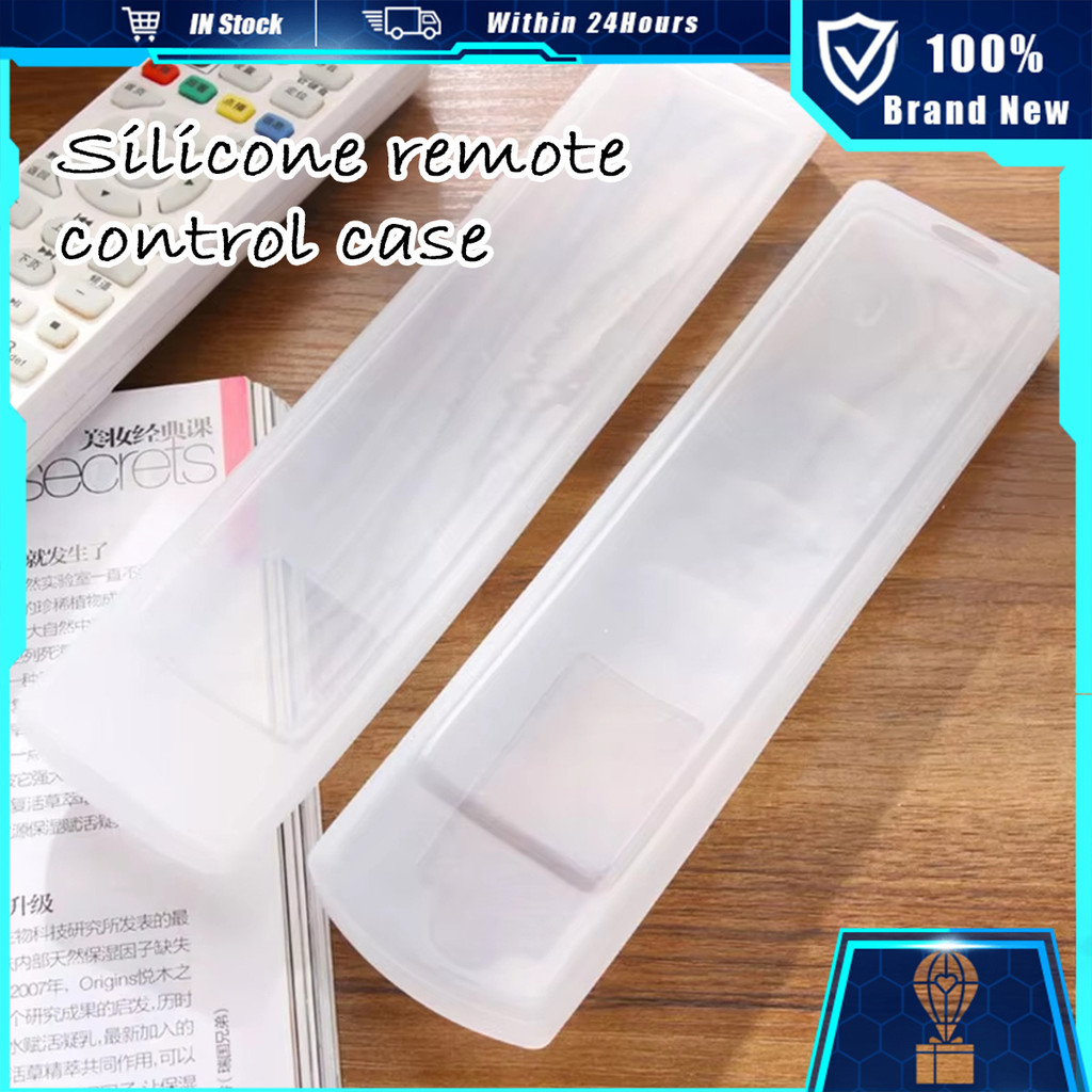 Silicone Remote Control Cover for TV Aircon Transparent Remote Control ...