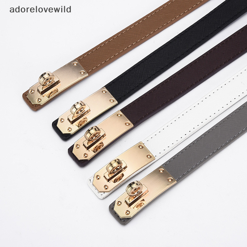 ALW PU Thin Belt Women's Fashion Casual Accessories Design Girdle ...