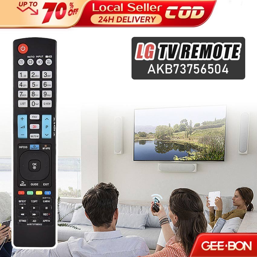 thumbnail image 2 of Replacement Remote Control For LG Smart LCD TVs – Fits 49UF7300, AKB73756502/4 2 of 6