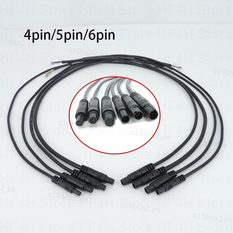 DIY 4Pin 5Pin 6Pin Jack Car DVR Camera Extension Cable Monitor Vehicle ...