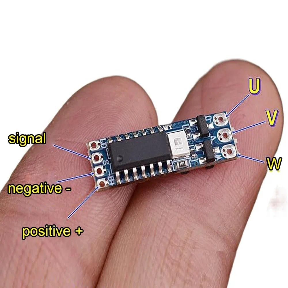 1S Mini BLDC Brushless Motor Driver Board DC 3V-6V 3.7V 4A Electric ...