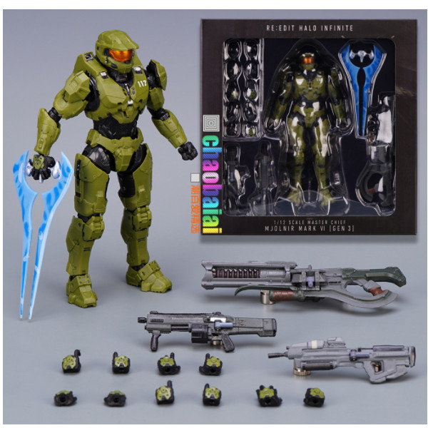 1 12 Scale Master Chief Mjolnir Mark Articulado Model Toy Halo Infinite Action Figure Collection Doll Shopee Philippines