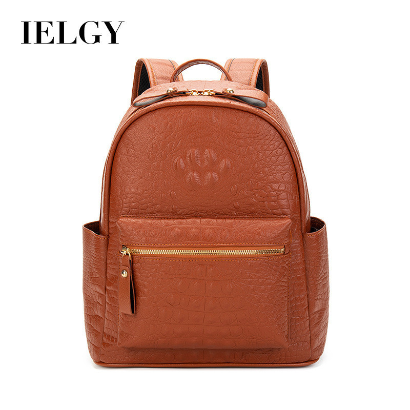 Ielgy Large Backpack Simple Fashion Large Capacity Student Backpack ...