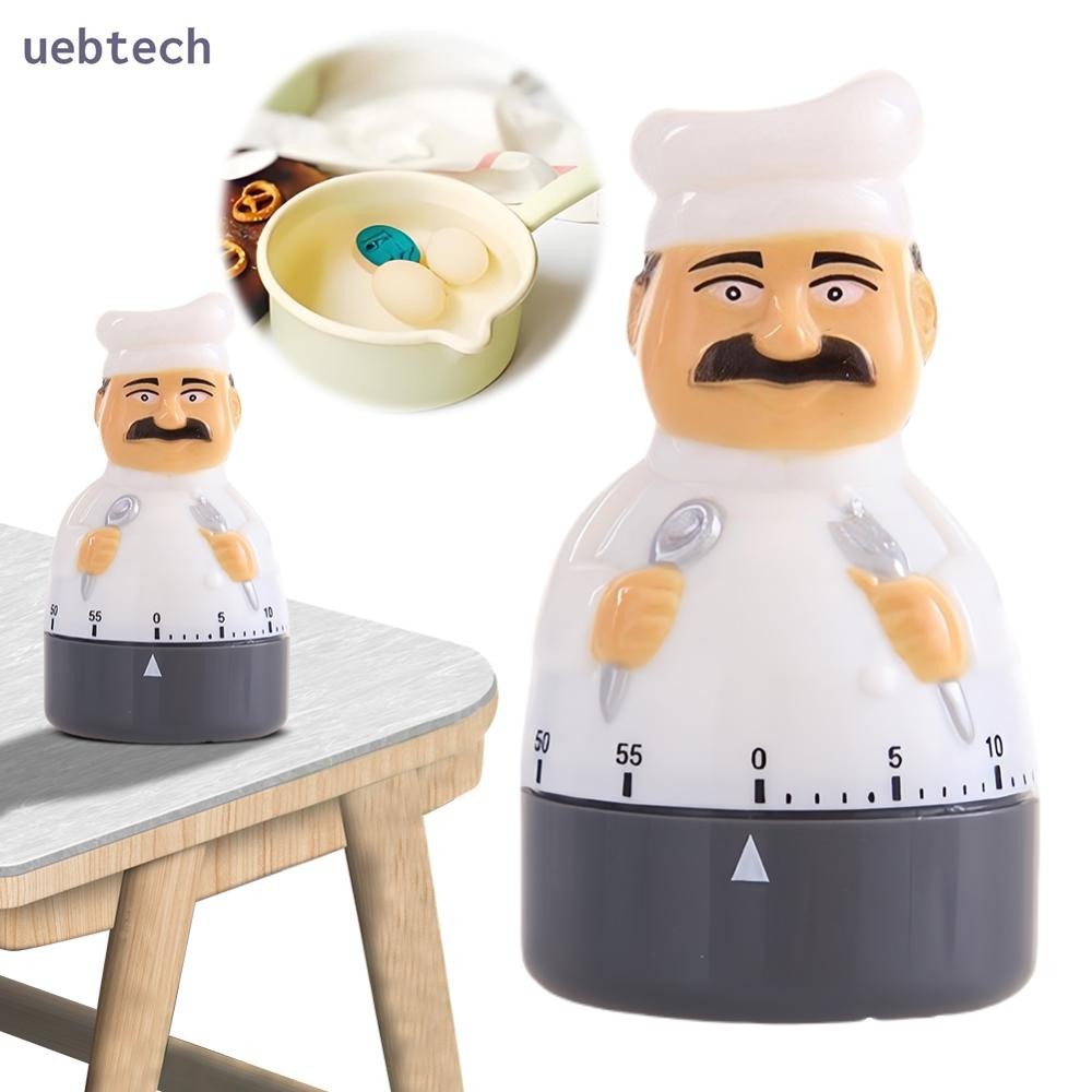Cartoon Chef Shaped Kitchen Timer Countdown Electronic Timer Mechanical ...