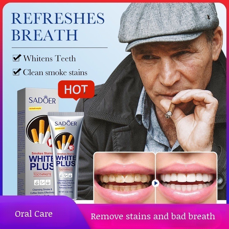Whitening Toothpaste Clean Teeth Gums Remove Smoke Sta | Shopee Philippines