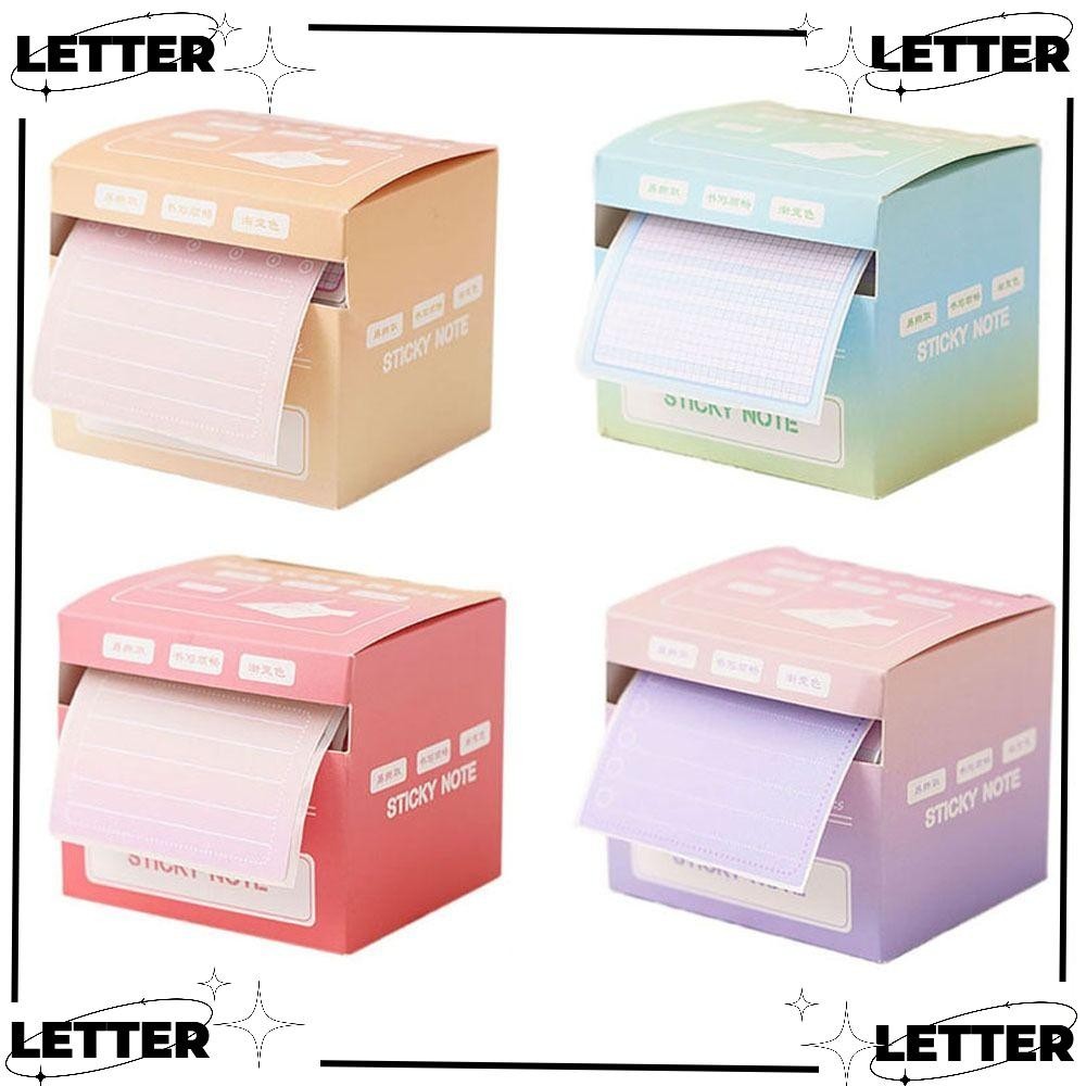 LET 256Pcs/Set Sticky Note, Pull-out Design Full Adhesive Memo Pad ...