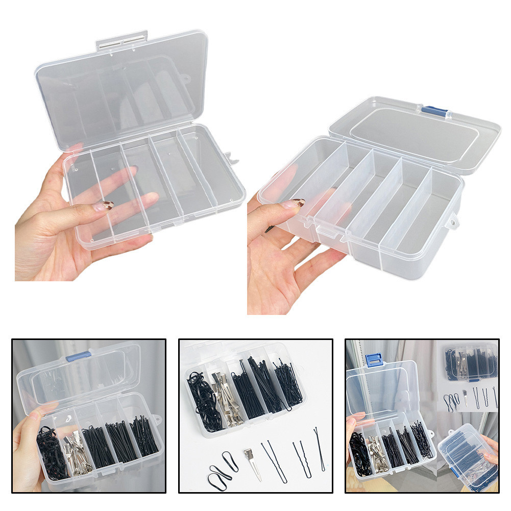 Multi Purpose Clear Storage Box with Multiple Compartments and ...