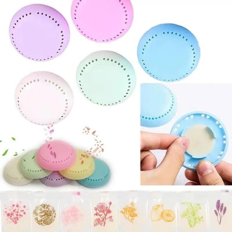 Solid Air Fresheners Bedroom Toilet Lasting Deodorant Stickers Home Replaceable Round Fragrance