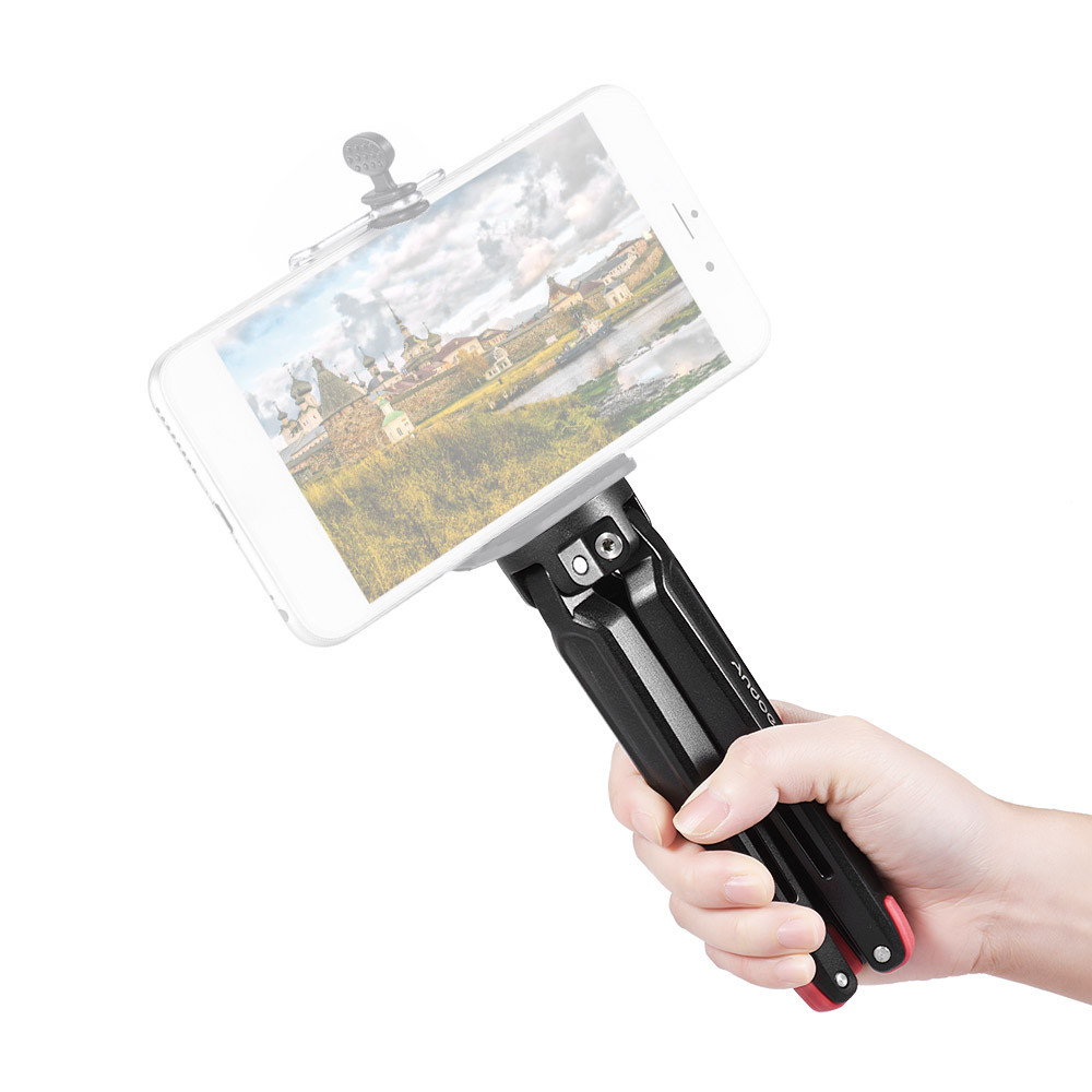 Mini Handheld Travel Desktop Tripod Camera Stand Holder Aluminum Alloy ...