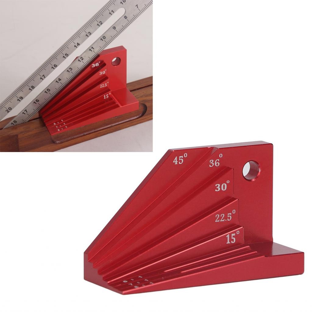 Haapeury Woodworking Multiangle Gauge Wear Red Tenon Indicator High ...