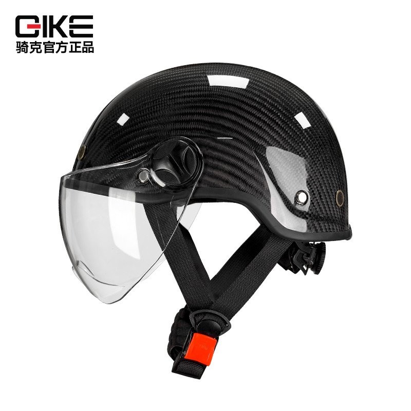 QIKE Carbon Fiber Helmet Motorcycle Personality Helmet Ultra-light ...