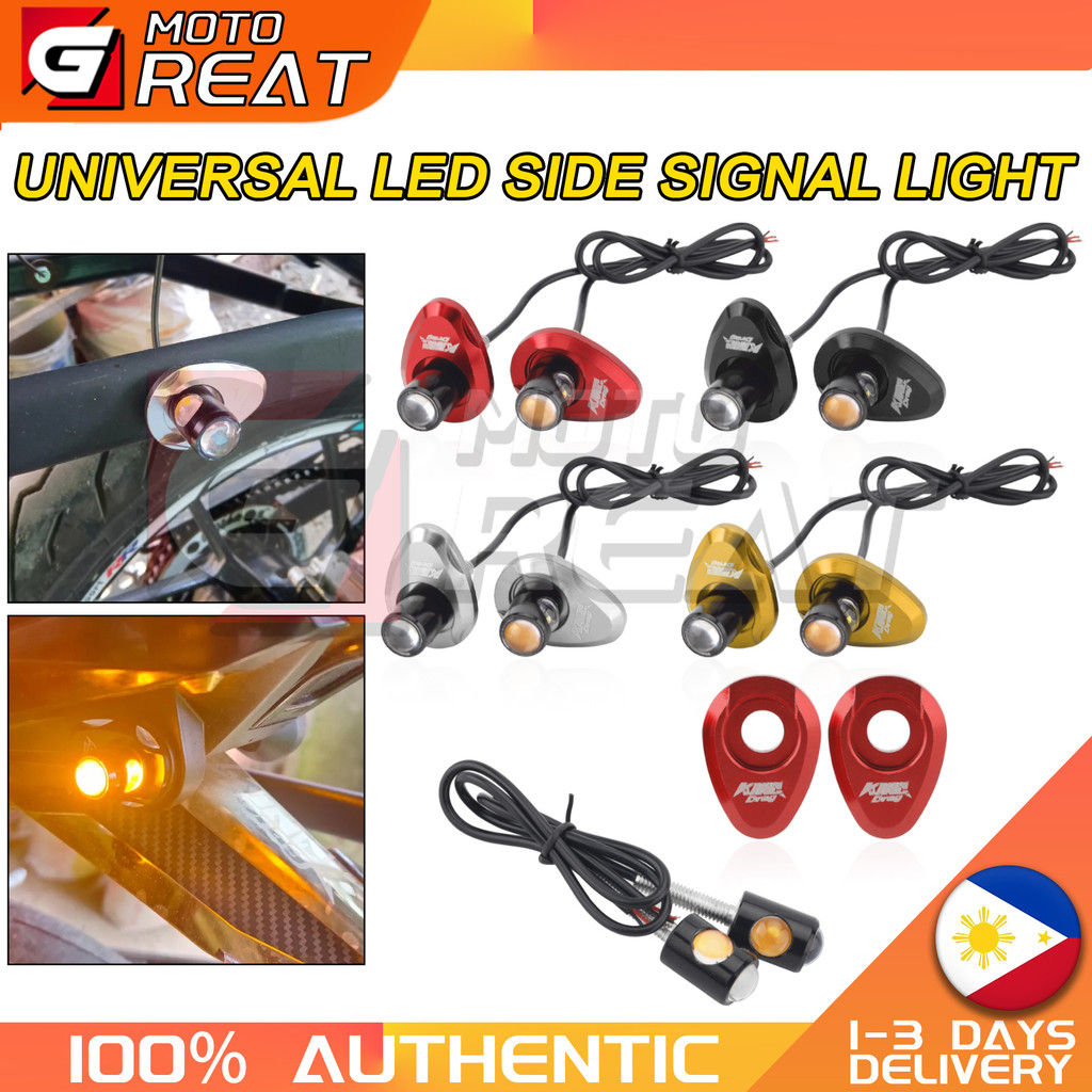 King Drag 2PCS Mini Led Side Signal LIght For Yamaha LC Y15 Y16 R15 R25 ...