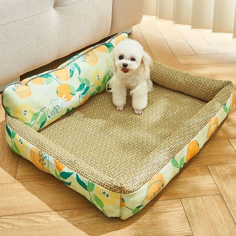 Kennel Summer Cool Mat Small Medium-Sized Dog Dog Mat Dog Bed Sofa Four ...