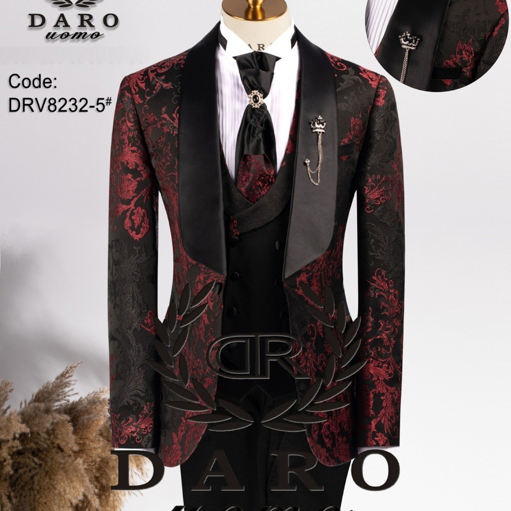 [Premium Suit] Large Size Men's Suit Dress Three-Piece Suit Africa ...