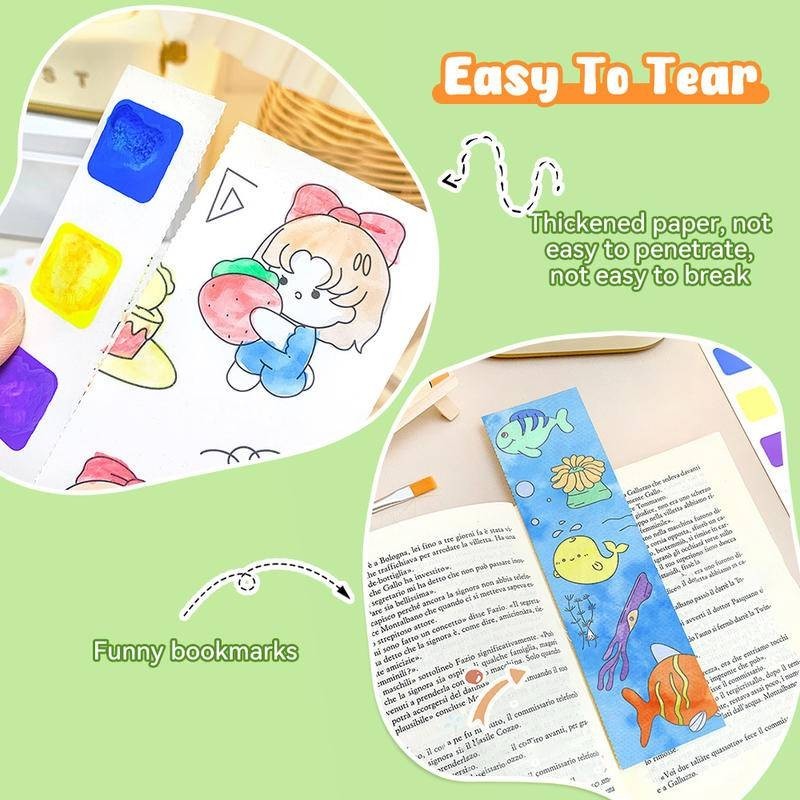 20Sheets Painting Coloring Book Set with Paintbrush Graffiti WaterColor ...