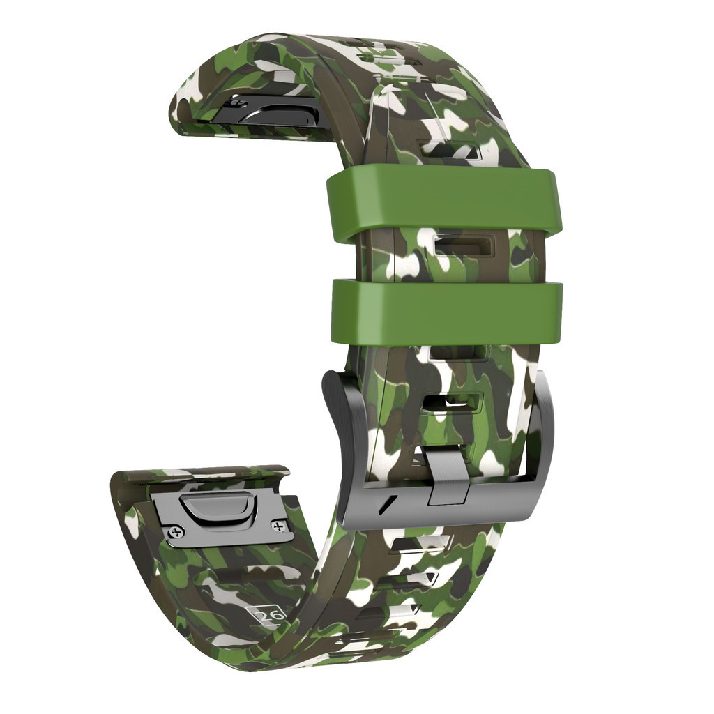 Cinturino Metallico 26mm Per Garmin Fenix 7X/6X/5X - Acciaio Inox, Sgancio Rapido - Compatibile Con Tactix Delta, Descent Mk2 - 2