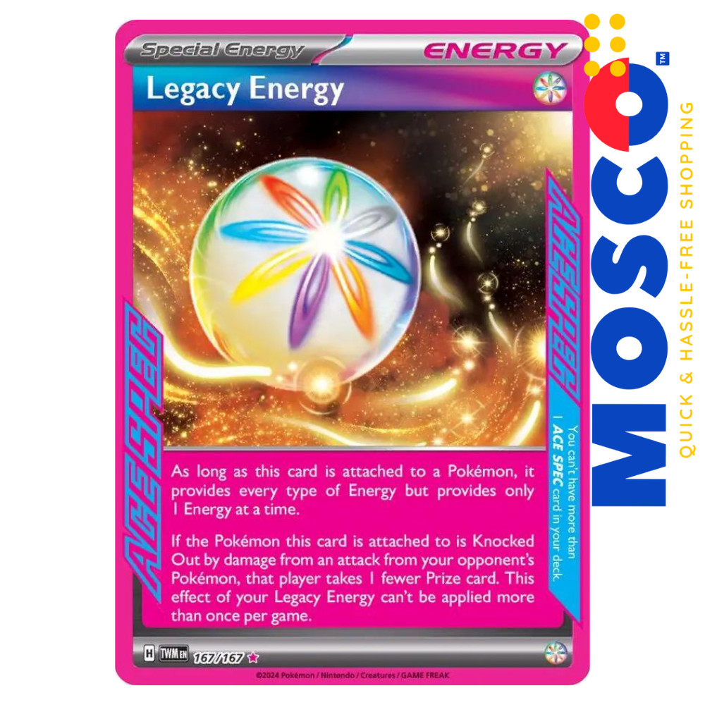 legacy energy pokemon card value - 167/167 ACE SPEC Rare Twilight Masquerade | TCG Pokémon Legacy Energy 167/167 -