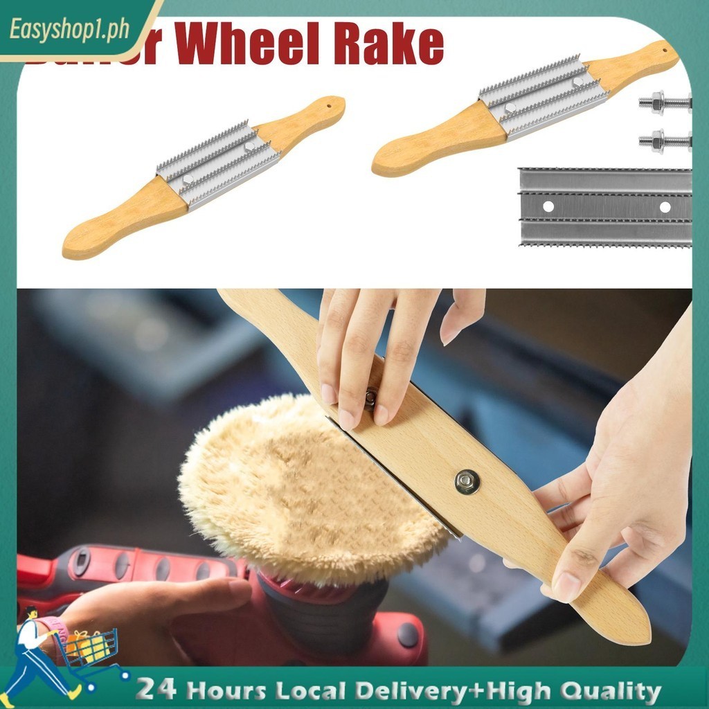 Buffing Wheel Rake 15inch Sturdy Polishing Wheel Rake with Spare Steel ...