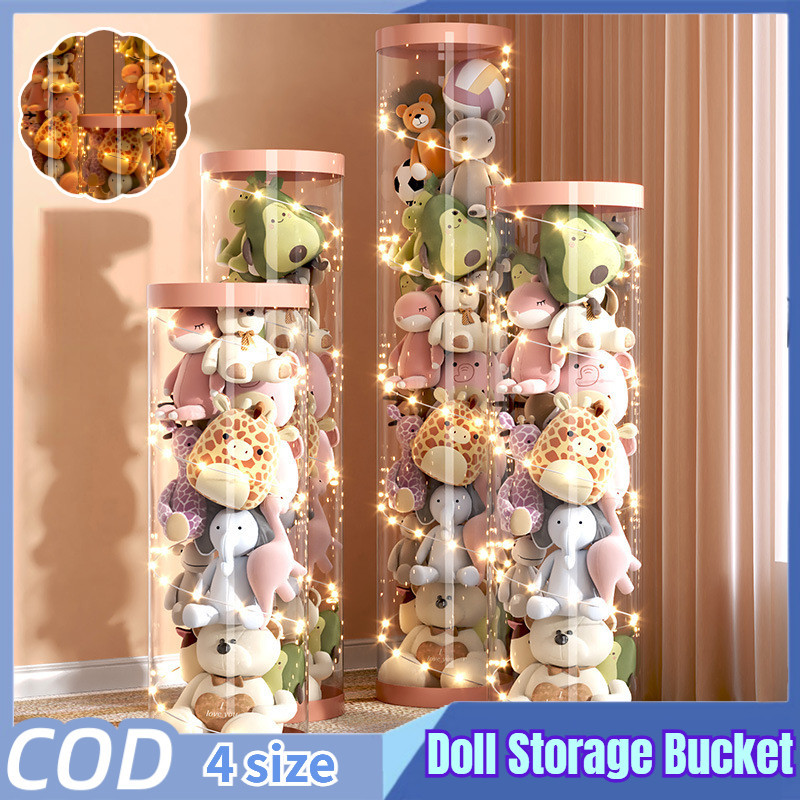 Stuff Toy Organizer Transparent Stuffed Doll Toy Organizer Storage ...