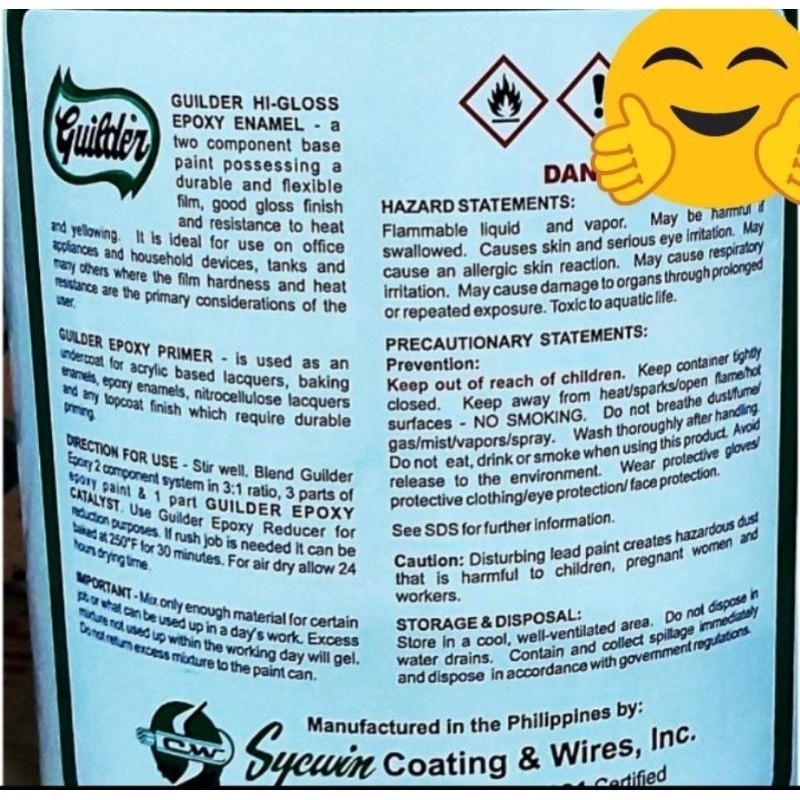 GUILDER EPOXY PRIMER WITH CATALYST LITER OR GALLON PRIMER SA BAKAL GRAY ...